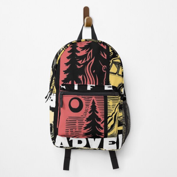 Item preview, Life Is an Adventure Van Camping Vintage Nature designed and sold by RajDeals.