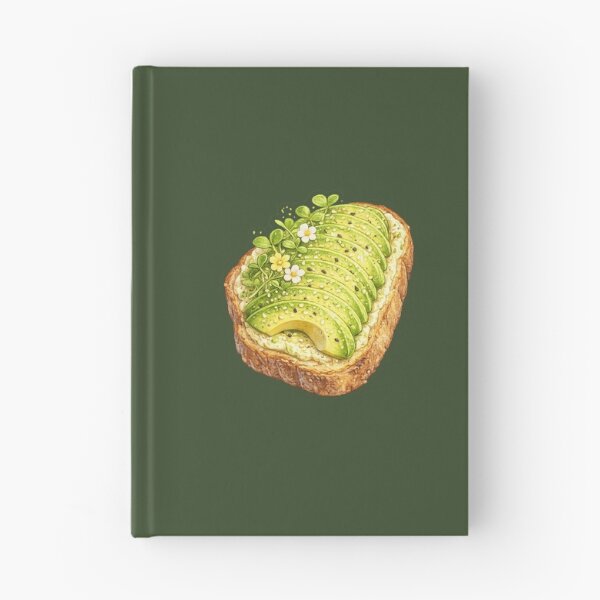 Item preview, Avocado Toast Sticker – Cute Trendy Breakfast with Microgreens & Edible Flowers designed and sold by PawsAndpetalstudio.