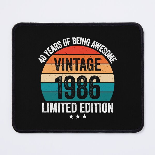 Item preview, Vintage 1986 40 Years Of Being Awesome 40th Birthday Retro Sunset designed and sold by IsDesignHub.