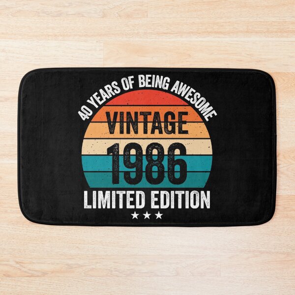 Item preview, Vintage 1986 40 Years Of Being Awesome 40th Birthday Retro Sunset designed and sold by IsDesignHub.