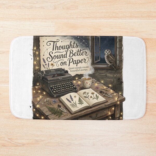 Item preview, Thoughts Sound Better On Paper Journal Lover Shirt | Introvert Writer Owl Notebook Design Gift designed and sold by softmind studio.