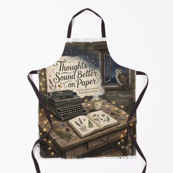 Item preview, Thoughts Sound Better On Paper Journal Lover Shirt | Introvert Writer Owl Notebook Design Gift designed and sold by softmind studio.