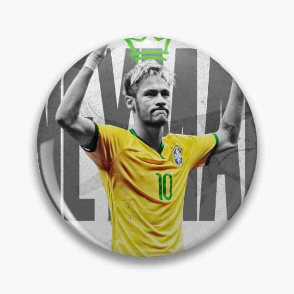 Item preview, Brazil Golden Winger No 10 Yellow Retro Football Poster 2014 designed and sold by Af-RT10.