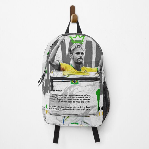 Item preview, Brazil Golden Winger No 10 Yellow Retro Football Poster 2014 designed and sold by Af-RT10.