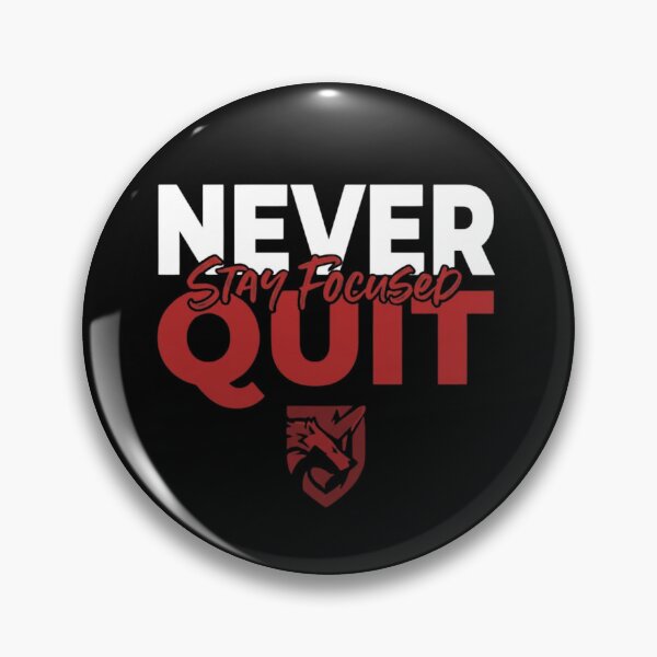 Item preview, Never Quit Stay Focused Wolf Gym designed and sold by GiggleInkTees.