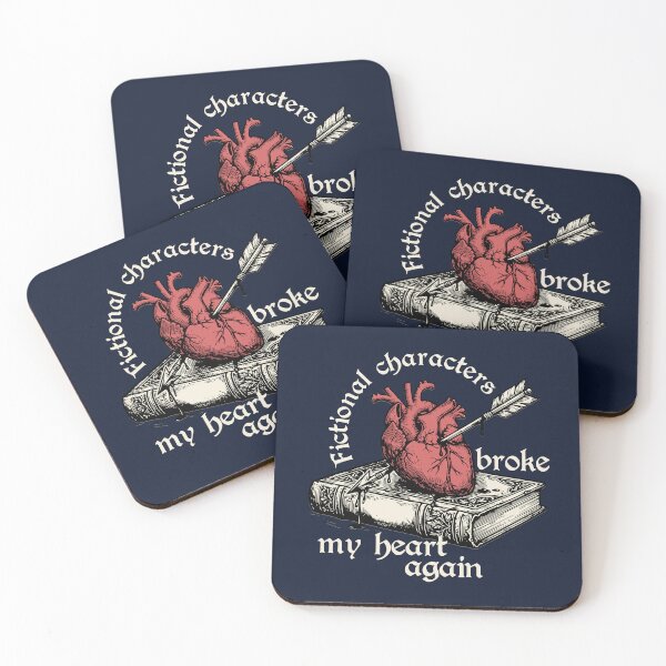 Item preview, Fictional Characters Broke My Heart Again Anatomical Heart designed and sold by LinaValearte.