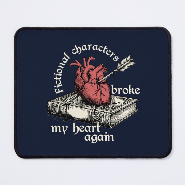 Item preview, Fictional Characters Broke My Heart Again Anatomical Heart designed and sold by LinaValearte.