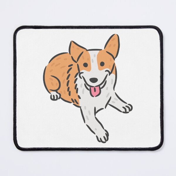 Item preview, Cute Corgi Dog Happy Smiling Cartoon Illustration. designed and sold by monkik.