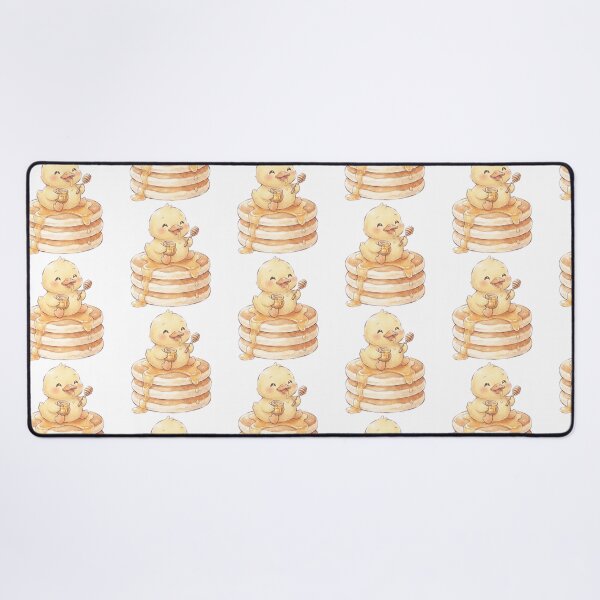Item preview, Kawaii Duck on Fluffy Pancakes - Cute Sweet Honey Breakfast designed and sold by 0Zetgest.