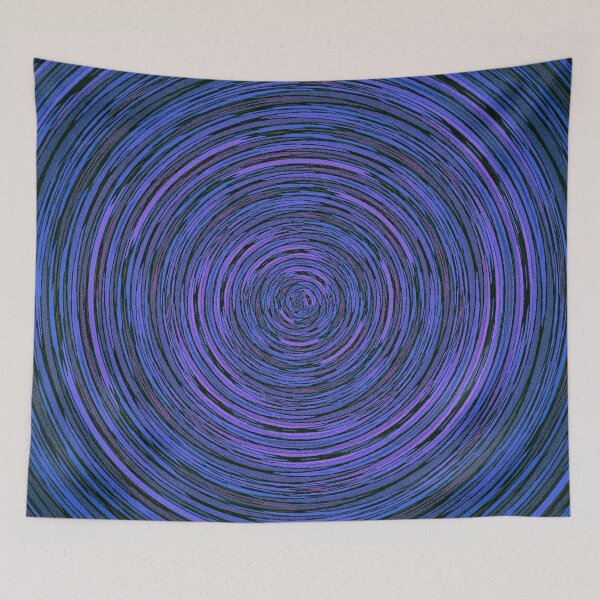 Item preview, Abstract Blue and Violet Spiral designed and sold by shelteredinside.