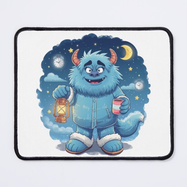 Item preview, Night Shift Monster Sticker | Cute Sleepy Monster Cozy Night Design designed and sold by Stylestickers55.