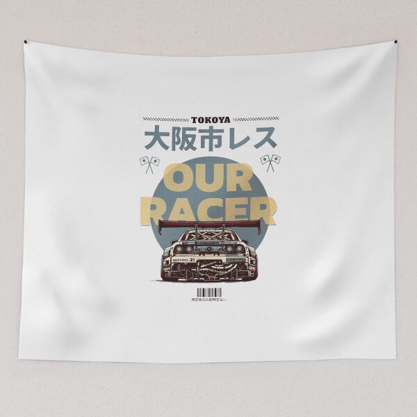 Item preview, JDM Street Racer Vintage Japanese Racing Poster Art designed and sold by PrimeRacer.