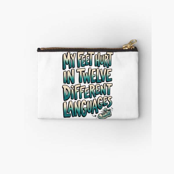 Item preview, My Feet Hurt In Twelve Languages Funny Nurse Quote designed and sold by StickVerse by Owais.
