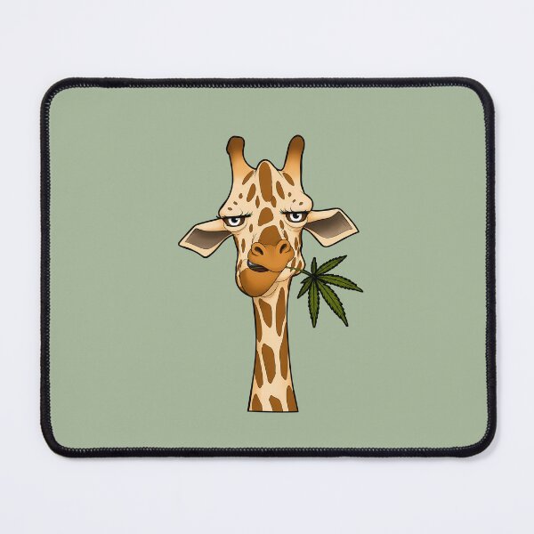 Item preview, Leaf Me Alone | Funny High Giraffe Stoner Design designed and sold by Cannaxes Studio.