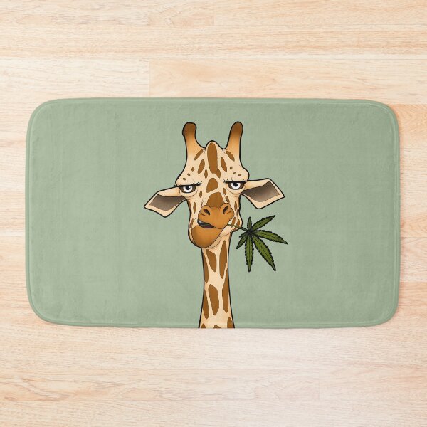 Item preview, Leaf Me Alone | Funny High Giraffe Stoner Design designed and sold by Cannaxes Studio.