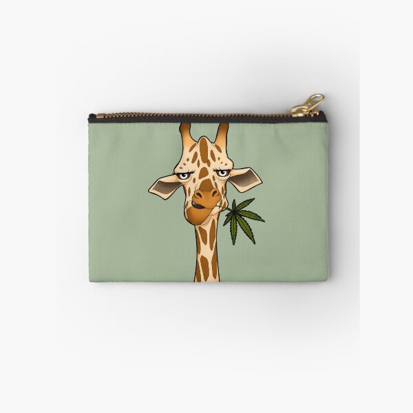 Item preview, Leaf Me Alone | Funny High Giraffe Stoner Design designed and sold by Cannaxes Studio.