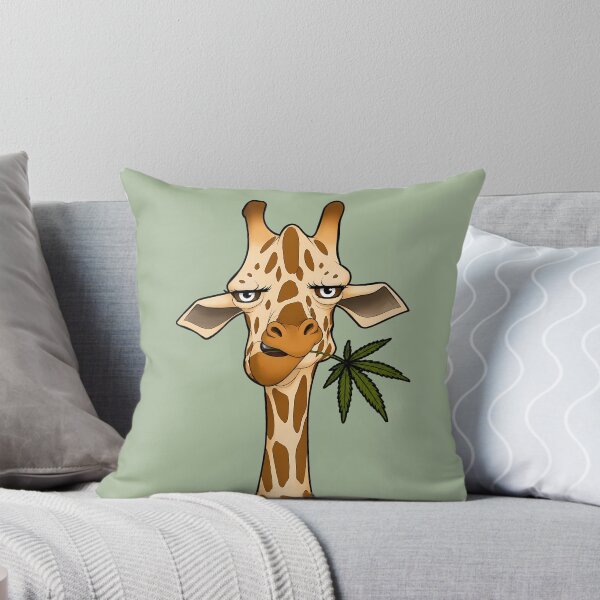 Item preview, Leaf Me Alone | Funny High Giraffe Stoner Design designed and sold by Cannaxes Studio.