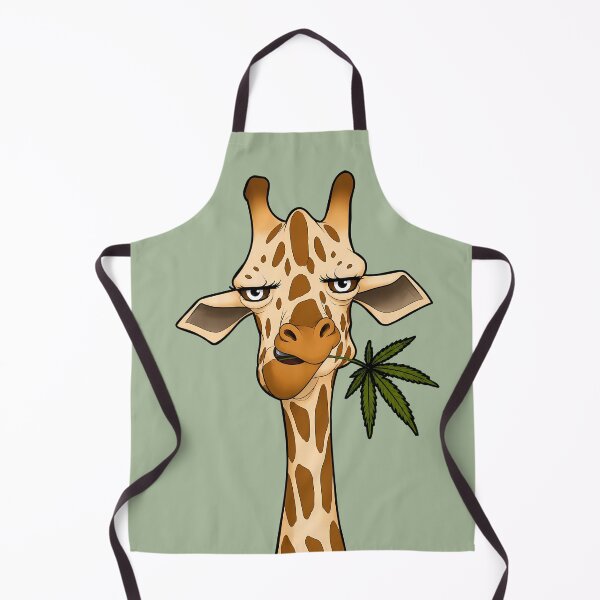 Item preview, Leaf Me Alone | Funny High Giraffe Stoner Design designed and sold by Cannaxes Studio.