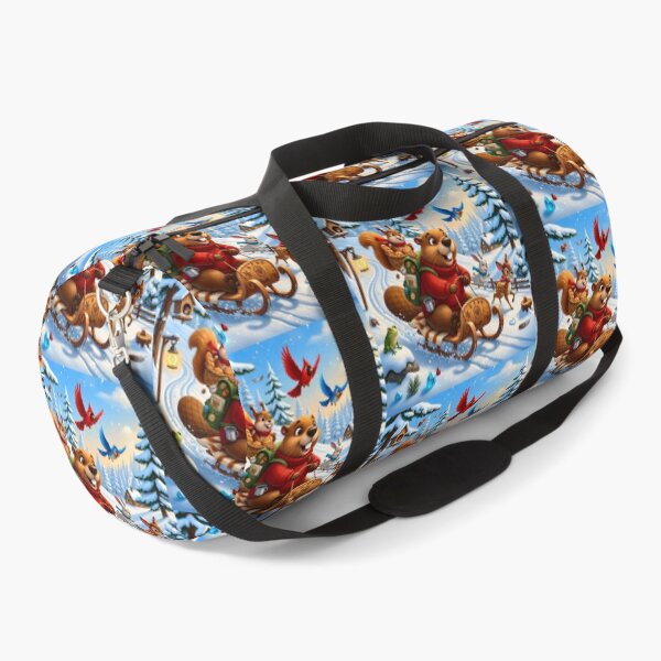Item preview, Happy Beaver Adventures – Snowy Sled Adventure designed and sold by Clothes With Smiling Animals Walt Gral.