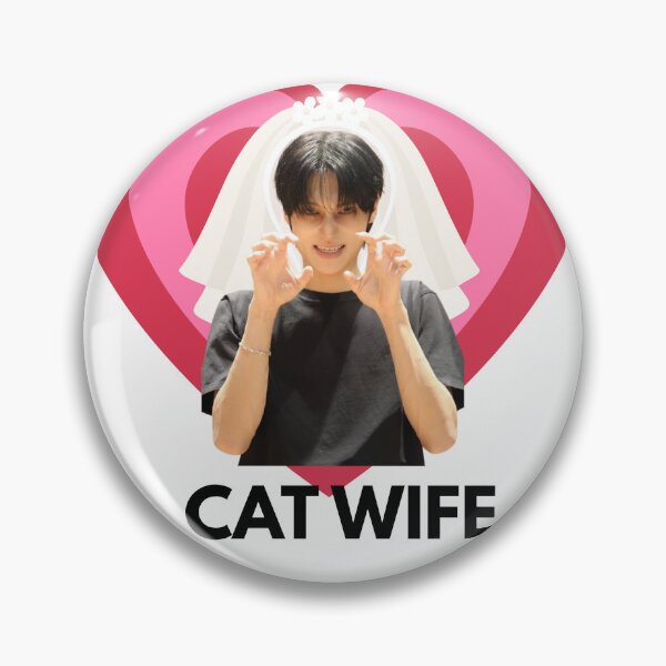 Item preview, Wooyoung Ateez Cat Wife designed and sold by ems7485.