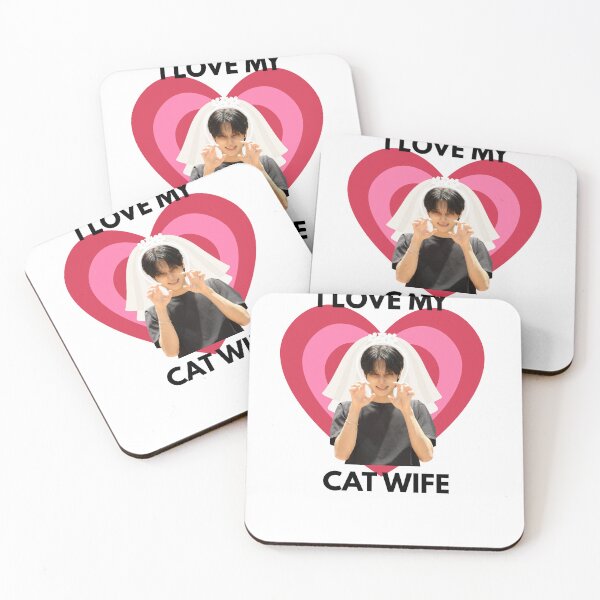 Item preview, Wooyoung Ateez Cat Wife designed and sold by ems7485.