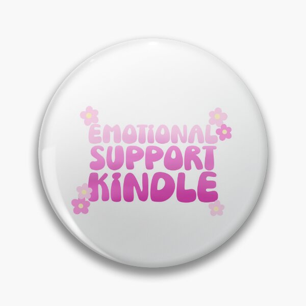 Item preview, Emotional Support Kindle Pink Flowers designed and sold by letizzart designs.