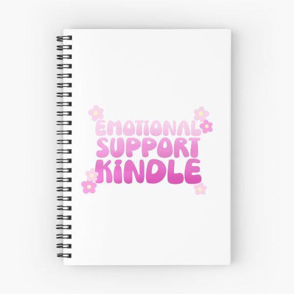 Item preview, Emotional Support Kindle Pink Flowers designed and sold by letizzart designs.