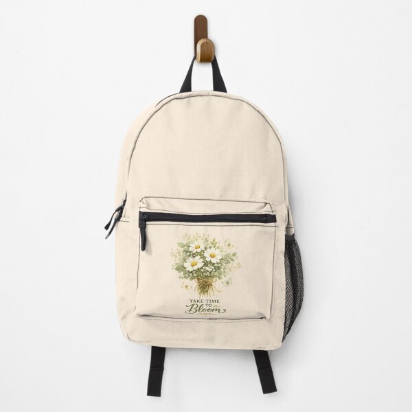 Item preview, Take Time to Bloom | White Wildflower Bouquet Cottagecore Botanical Floral Design designed and sold by NovaNest Studio.