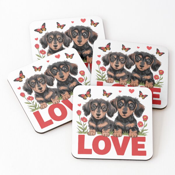 Item preview, Dachshund Puppy Love designed and sold by J-CCreations.