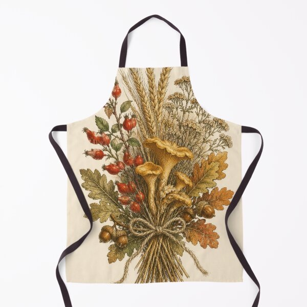 Item preview, Autumn Harvest Bundle - Vintage Foraged Botanical Engraving designed and sold by ForageKitchen.