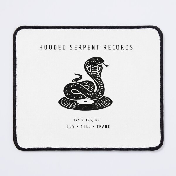 Item preview, Hooded Serpent Records – Vintage Cobra Vinyl T-Shirt designed and sold by Klevertee.