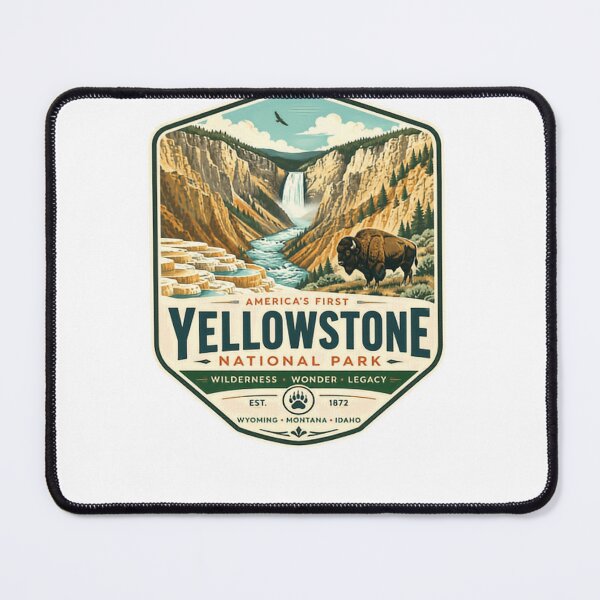 Item preview, America's First Yellowstone National Park Wilderness Wonder Legacy Est. 1872 Wyoming Montana Idaho Travel Adventure designed and sold by Simsimah26Parks.