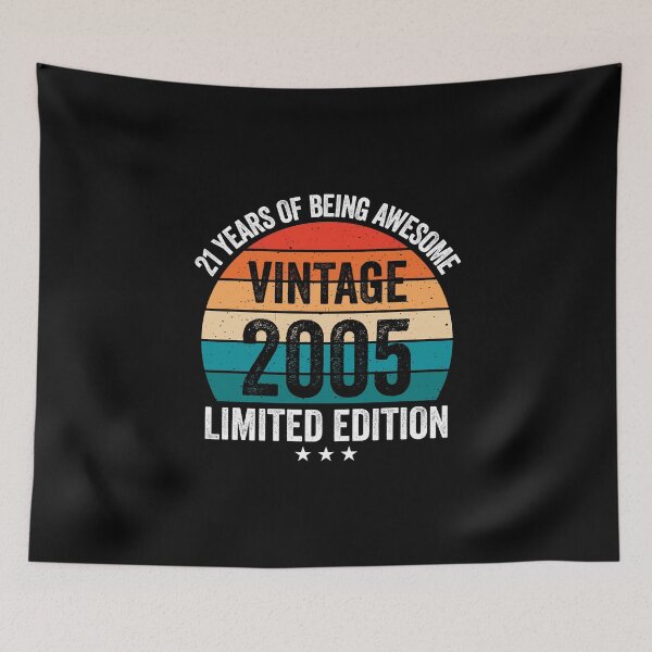Item preview, Vintage 2005 21 Years Of Being Awesome 21st Birthday Retro Sunset designed and sold by IsDesignHub.