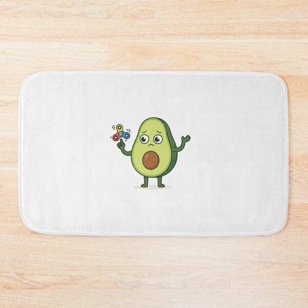 Item preview, Cute Sad Avocado Playing Fidget Spinner designed and sold by Owcomm.