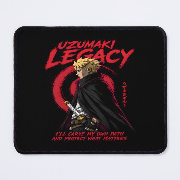 Item preview, Uzumaki Legacy - I'll Carve My Own Path|Sword Warrior- Red Black Hooded Cloak Aesthetic Design designed and sold by TTdesigns123.