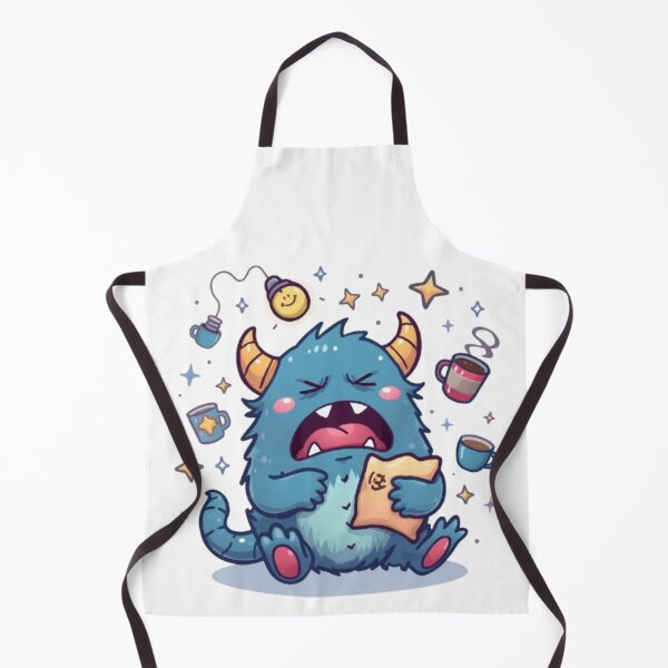 Item preview, Night Shift Monster Sticker | Cute Sleepy Monster Night Worker Design designed and sold by Stylestickers55.