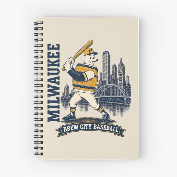 Item preview, Milwaukee Brew City Baseball Vintage Barrelman, Retro Wisconsin Baseball Skyline Tee designed and sold by GhostDawgs.