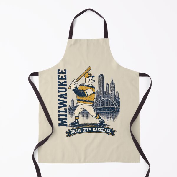 Item preview, Milwaukee Brew City Baseball Vintage Barrelman, Retro Wisconsin Baseball Skyline Tee designed and sold by GhostDawgs.