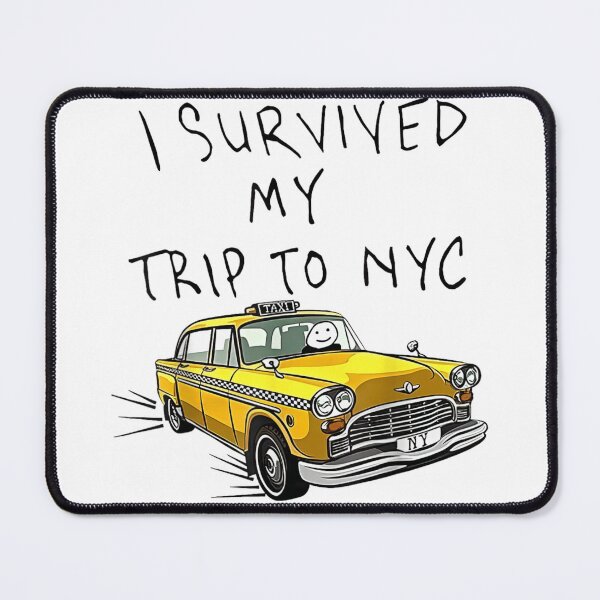 Item preview, I Survived My Trip To NYC Funny Vintage Yellow Taxi Travel designed and sold by Phil Ben.