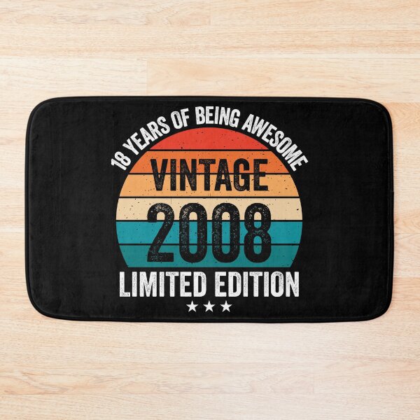 Item preview, Vintage 2008 18 Years Of Being Awesome 18th Birthday Retro Sunset designed and sold by IsDesignHub.