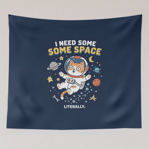 Item preview, Cute Cat Astronaut Needing Some Space designed and sold by Owcomm.