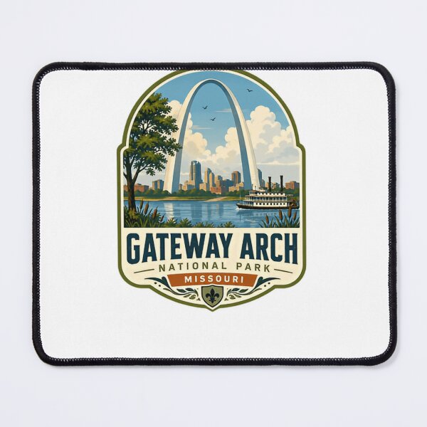 Item preview, Gateway Arch National Park Missouri St Louis Landmark Travel Souvenir designed and sold by Simsimah26Parks.