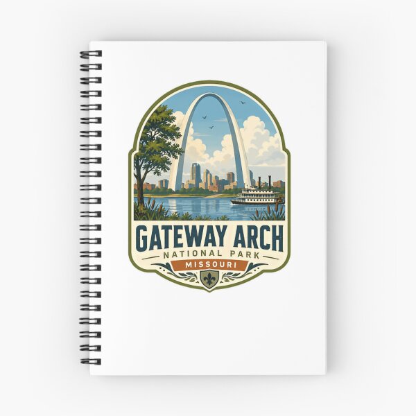 Item preview, Gateway Arch National Park Missouri St Louis Landmark Travel Souvenir designed and sold by Simsimah26Parks.