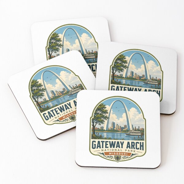 Item preview, Gateway Arch National Park Missouri St Louis Landmark Travel Souvenir designed and sold by Simsimah26Parks.