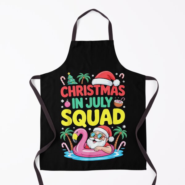 Item preview, Christmas In July Squad Funny Summer Santa Flamingo Tropical Holiday Party designed and sold by Phil Ben.