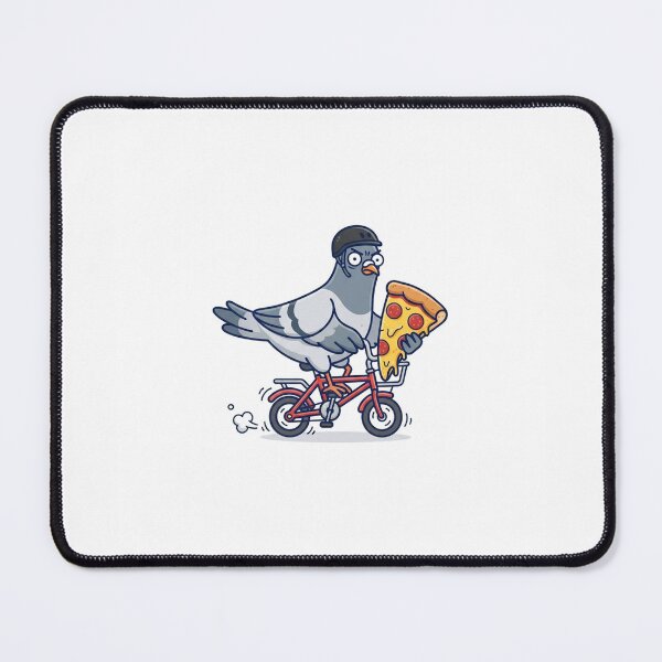 Item preview, Funny Pigeon Delivering A Pizza Slice designed and sold by Owcomm.