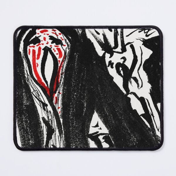 Item preview, 'Red Witness' | Abstract Black Ink Horror Art designed and sold by OtherworldlyIdeas.