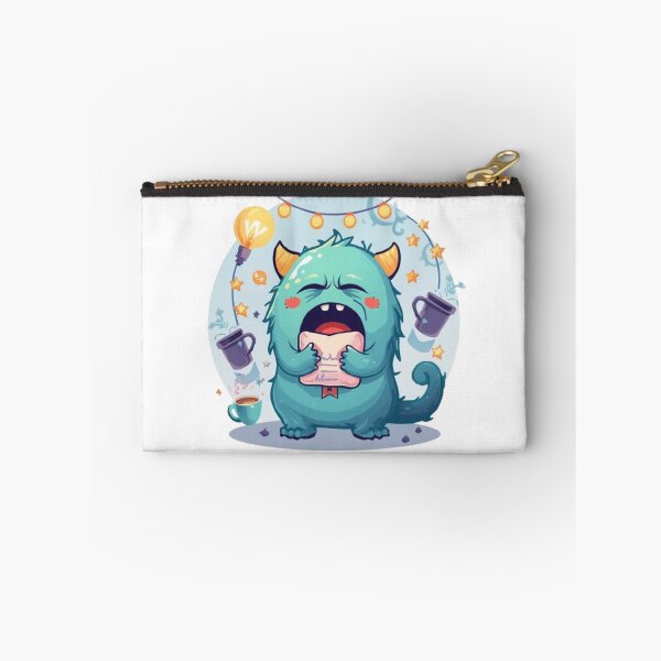Item preview, Night Shift Monster | Funny Sleepy Creature Kawaii Sticker designed and sold by Stylestickers55.
