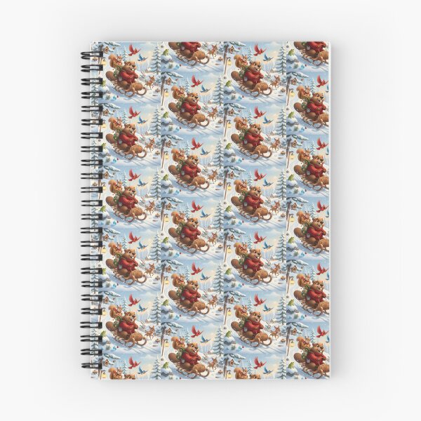 Item preview, Happy Beaver Adventures – Snowy Sled Adventure designed and sold by Clothes With Smiling Animals Walt Gral.