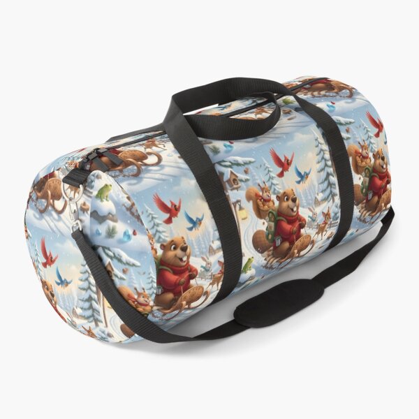 Item preview, Happy Beaver Adventures – Snowy Sled Adventure designed and sold by Clothes With Smiling Animals Walt Gral.